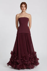Megan | Elegant Evening Gown Maxi Dress
