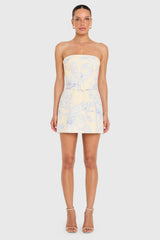 Fae Pink Mini Dress in Somerset