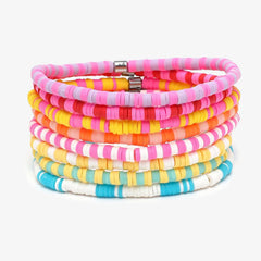 Vacation Vibes Stretch Bracelet Set of 8