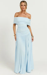 Lioness - Field Of Dreams Maxi Dress In Soft Blue