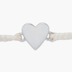 Engravable Heart Charm Bracelet