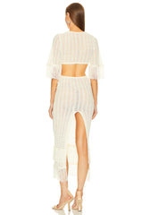 X Revolve Hanley Fringe Maxi Knit Dress