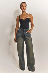 The Sculpt Bodysuit in Black