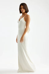 Leila Dress - Oyster