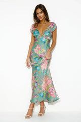 Rainnova Maxi Dress Green