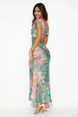 Rainnova Maxi Dress Green