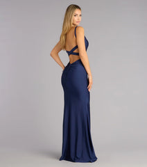 Trish Open Back Mermaid Formal Dress