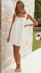 Lacey Mini Dress - White