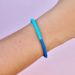 Bluebell Seascape Stretch Bracelet