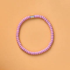 Violet Sunrise Seascape Stretch Bracelet