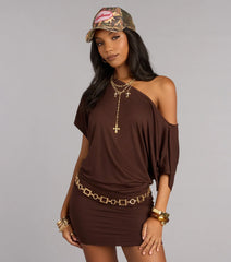 Styled Up Off-Shoulder Mini Dress
