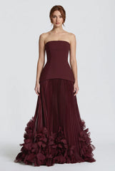 Megan | Elegant Evening Gown Maxi Dress