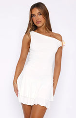Lovey Dovey Mini Dress White
