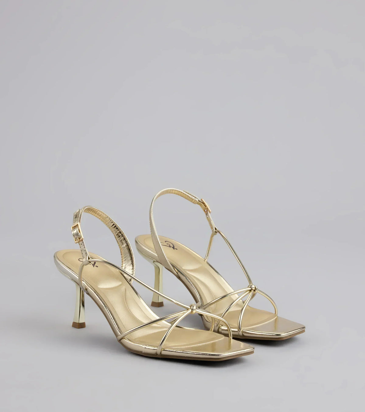 Delicately Dangerous Strappy Slingback Heels